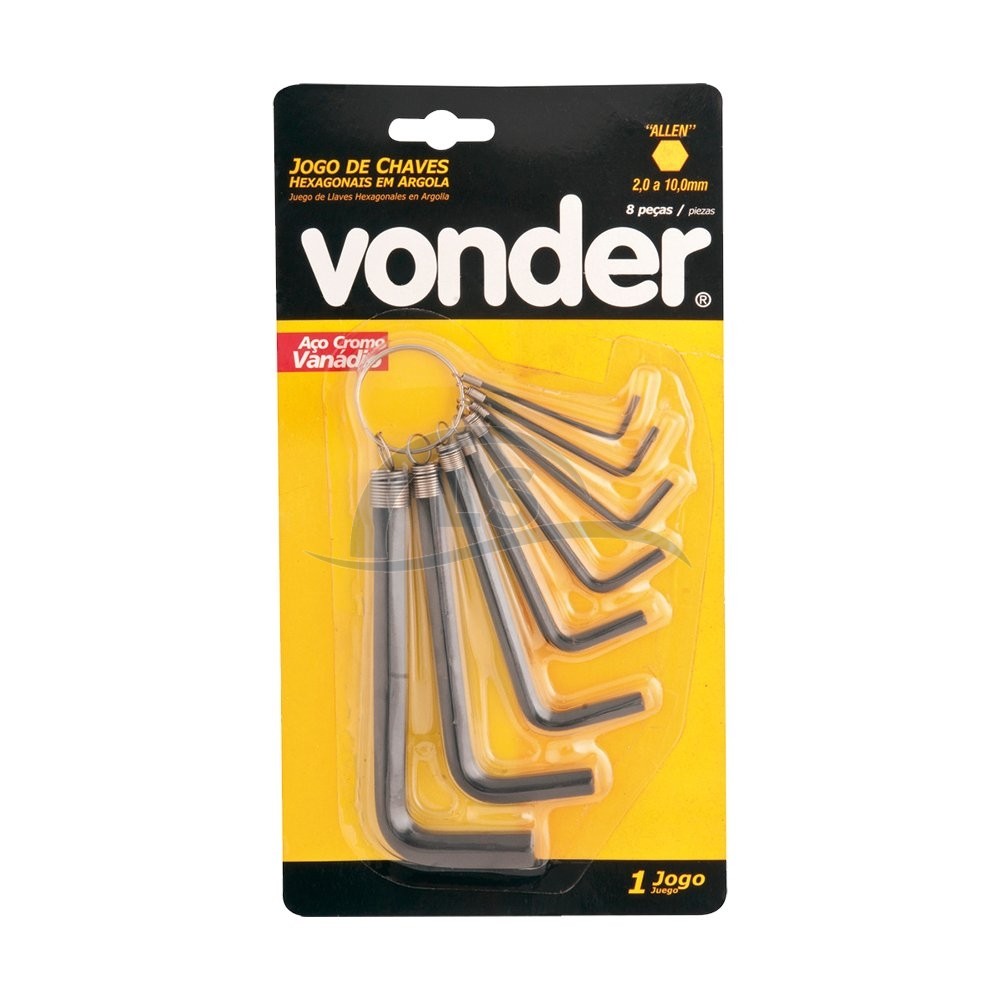 Chave Allen 2 A 10mm Argola Tw-383a - Vonder