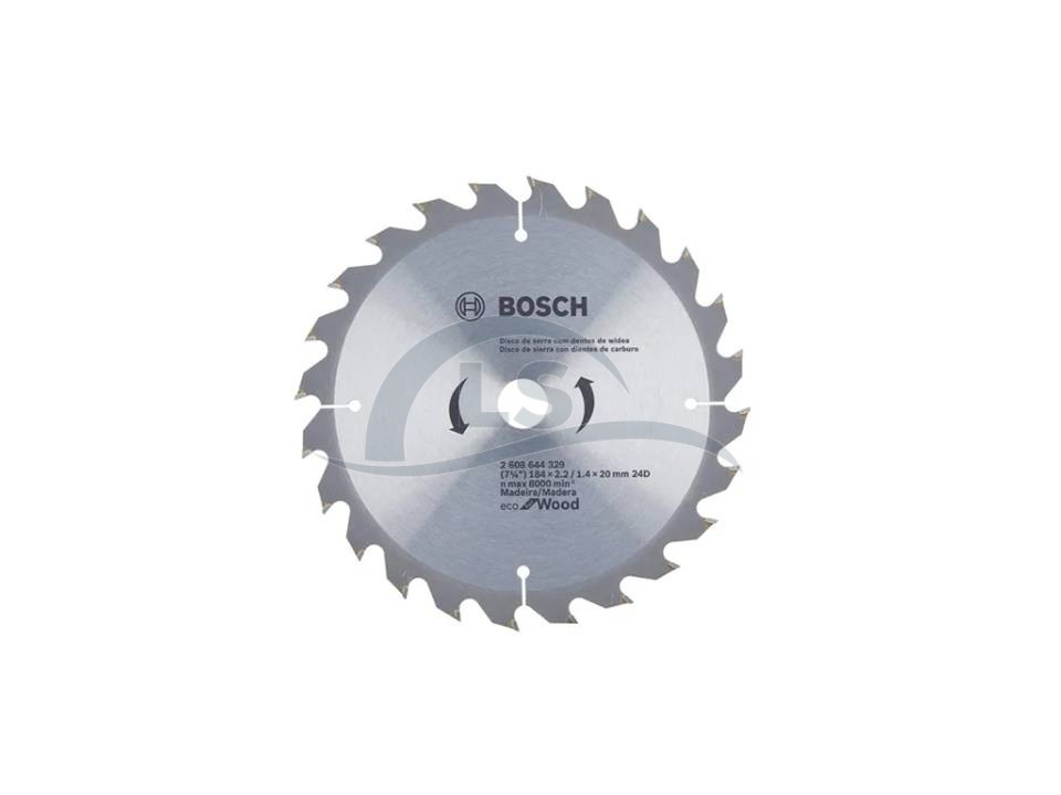 Disco De Serra Circular Eco 184mm 24 Dentes Bosch