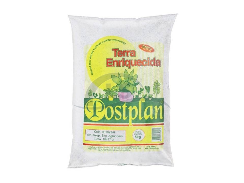 Terra Adubada Enriquecida  5 quilos 