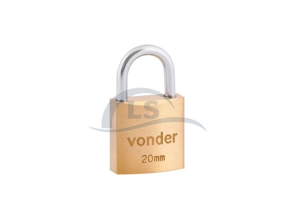 Cadeado 20mm com 2 Chaves - VONDER