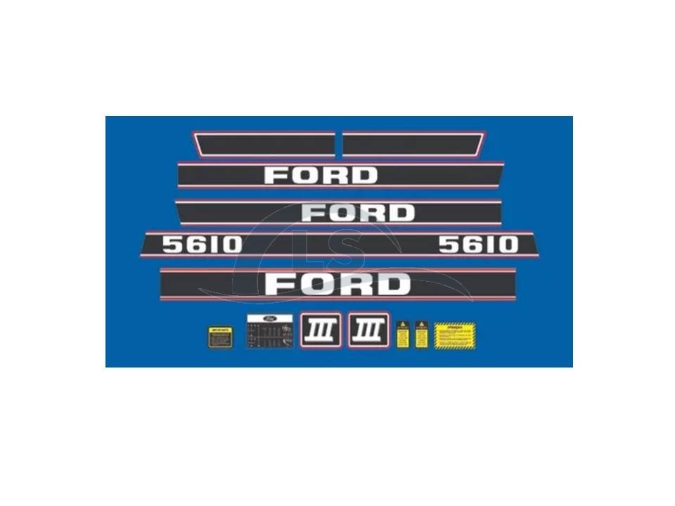 Adesivo Personalizado Trator Ford 5610 Sem Verniz