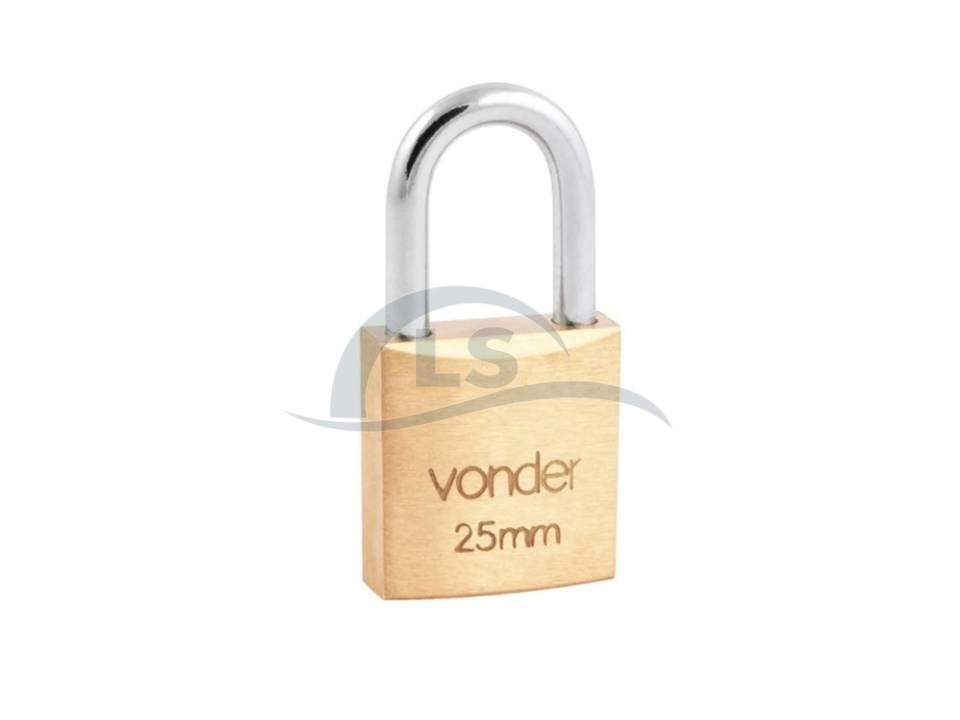 Cadeado 25mm com 2 Chaves - VONDER