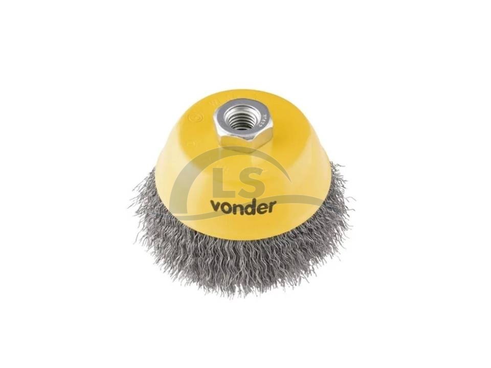 Escova Copo De Aço Ondulada - Vonder