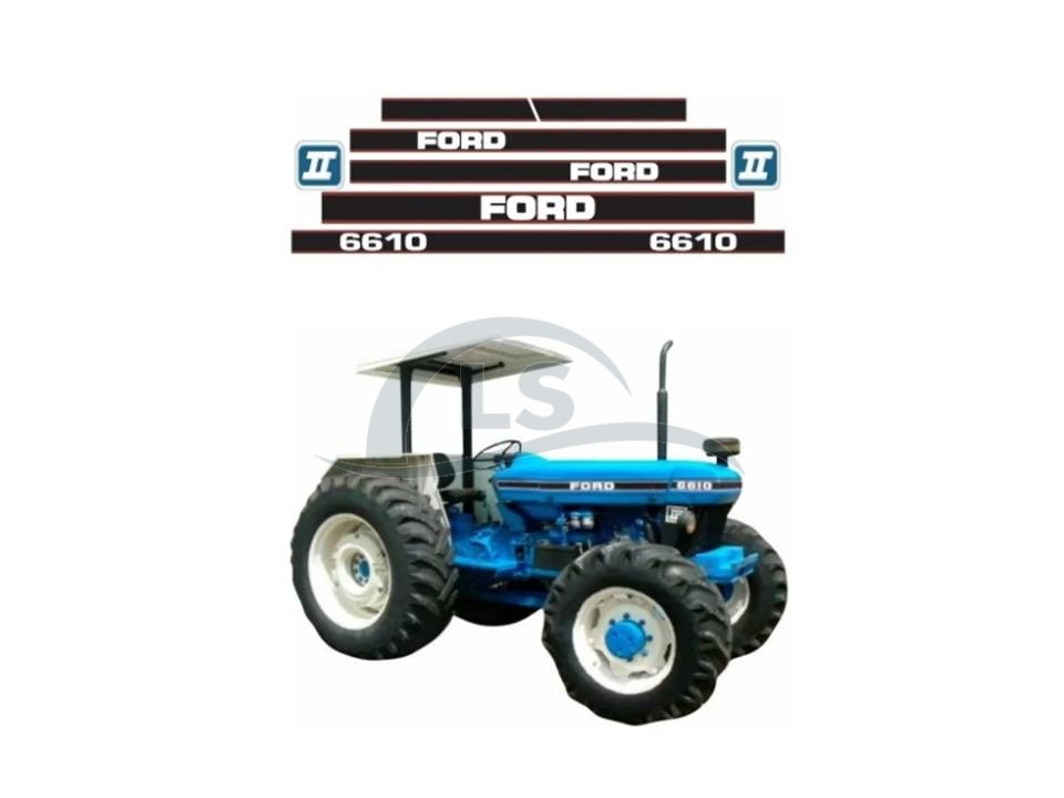 Jogo Decalque Ford 6610 E4nn16n6610x