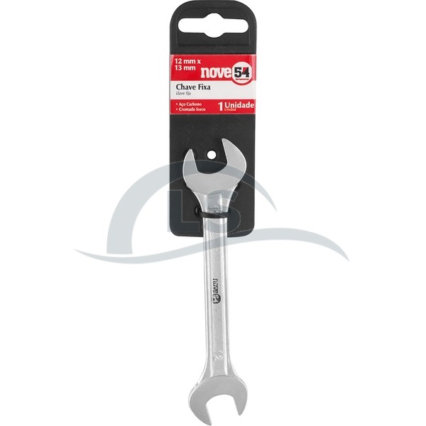 Chave fixa 12x13mm aço carbono - Nove54