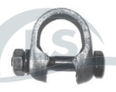 Abraçadeira com parafuso, arruela e porca – Trator Ford