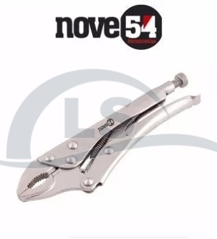 Alicate de pressão 10" mordente curvo Nove54