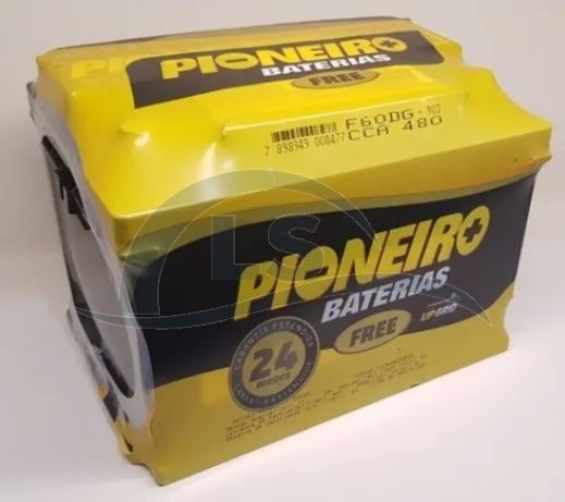 Bateria Automotiva Pioneiro 60AH 12V