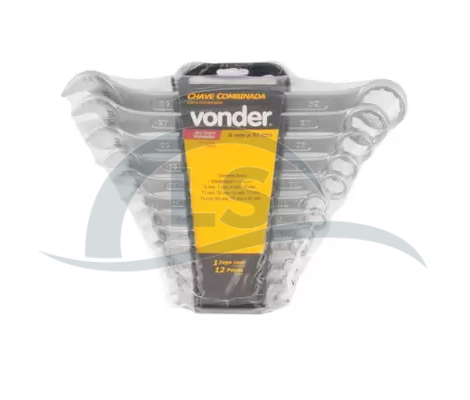 Jogo de Chave Combinadas 6 a 32 mm com 12 Peças - Vonder