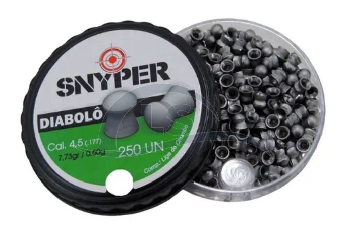 Chumbinho Snyper Diabolô Cal. 4,5mm - 250 Unidades