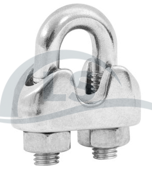 Clips para cabo de aço 3/8"