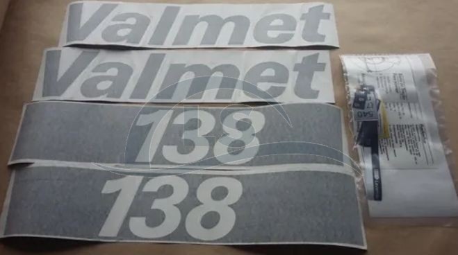 Jogo decalque - Tratores Valmet 138 4x4