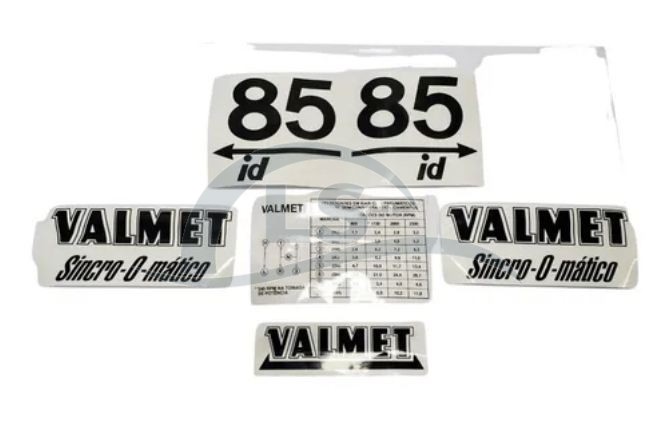 Jogo de decalque – Tratores Valmet 85 id