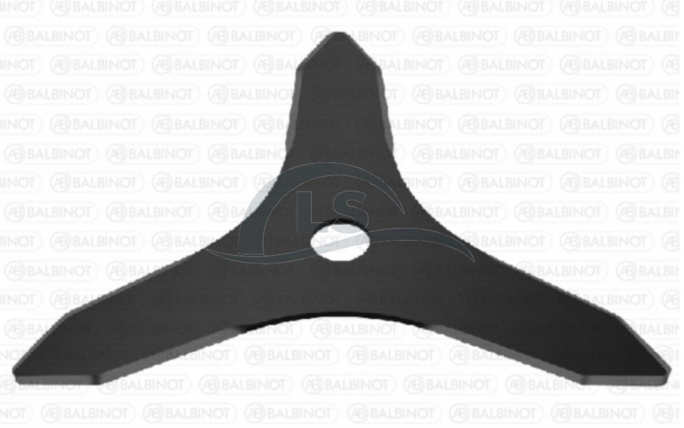 Lâmina 3 Pontas 330 mm Furo 20 mm  - Balbinot