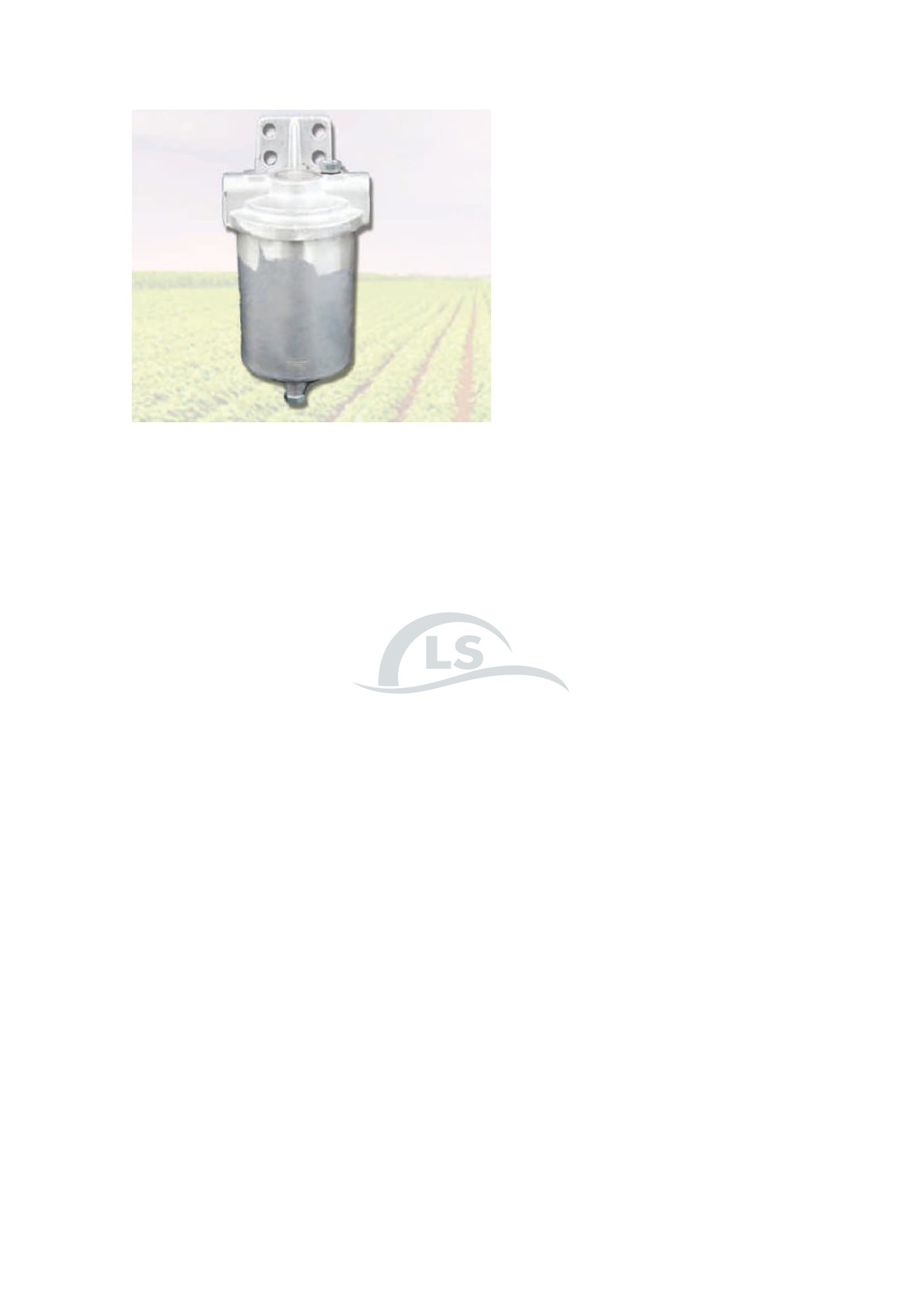 FILTRO COMBUSTIVEL COM CANECA TRATOR MASSEY  50X 55X 65X