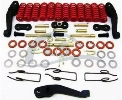 Conjunto de reparo do platô de embreagem 8 velocidades com mola com alavanca - Tratores Massey Ferguson 