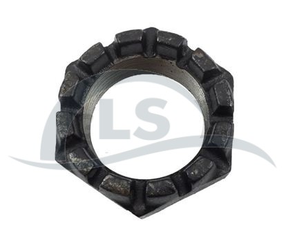 Porca castelo semi eixo traseiro (interna) – Tratores Valtra/Valmet 85 / 86 / 78
