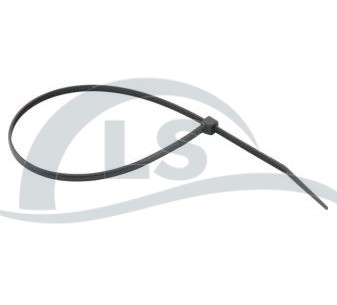Abraçadeira de nylon, preta, 280 mm x 3,6 mm, Nove54