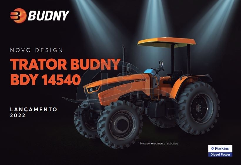 TRATOR BUDNY 145CV BDY-14540 - MOTOR NACIONAL PERKINS (VALOR A COMBINAR COM A REVENDA)