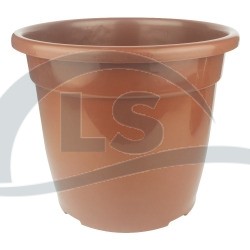 Vaso Grande  cor Terra plástico 