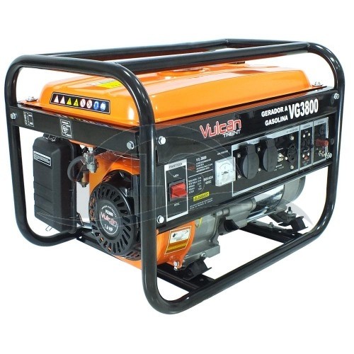 Gerador VG3800 Gasolina 4 Tempos 208 CC 7HP 3.75 kVA Bivolt Partida Manual