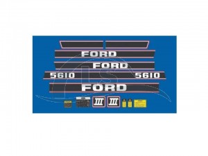 Adesivo Personalizado Trator Ford 5610 Sem Verniz
