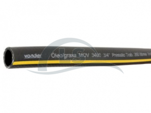 Mangueira para óleo e graxa 3/4" - 19,1 mm, PT 350 lbf/pol², PVC, 1 m, VONDER