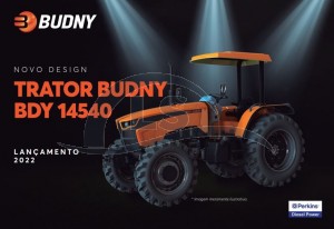 TRATOR BUDNY 145CV BDY-14540 - MOTOR NACIONAL PERKINS (VALOR A COMBINAR COM A REVENDA)