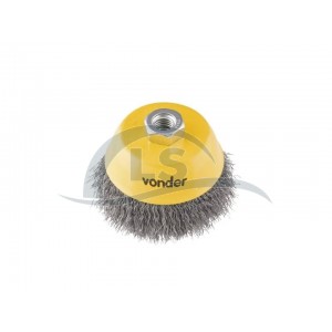 Escova Copo De Aço Ondulada - Vonder