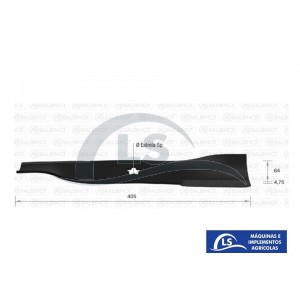 Faca Lâmina P/ Husqvarna Giro Zero Rz