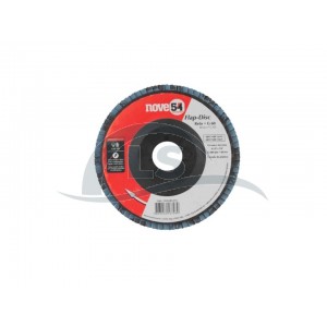 Flap disc 4.1/2" g60 costado fibra reto para aço carbono - Nove54