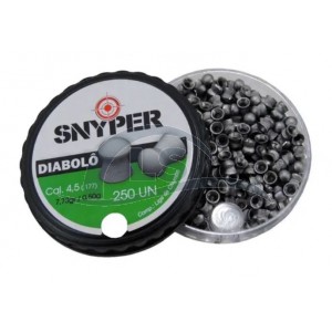 Chumbinho Snyper Diabolô Cal. 4,5mm - 250 Unidades