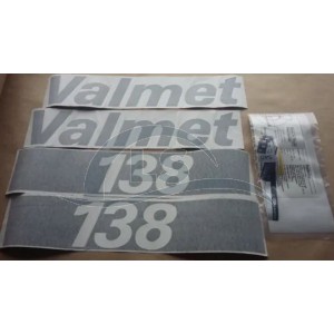 Jogo decalque - Tratores Valmet 138 4x4