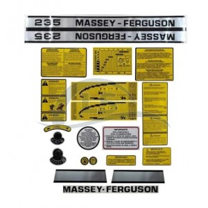 Jogo de Decalque Trator Massey Ferguson 235