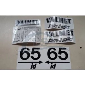 Jogo de decalque – Tratores Valmet 65 id