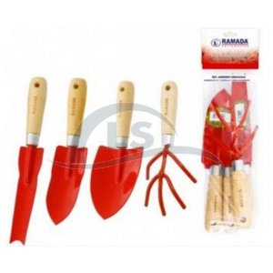 Kit ferramentas jardim, 4 peças - Ramada
