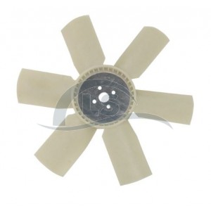 Hélice do ventilador do motor com 6 pás (Nylon) - Tratores Valtra/Valmet Motor D-225 / 226 / 229