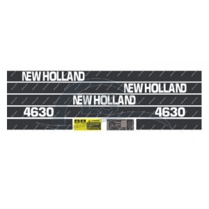 Jogo de Decalque Faixa Adesiva Trator Ford New Holland 4630