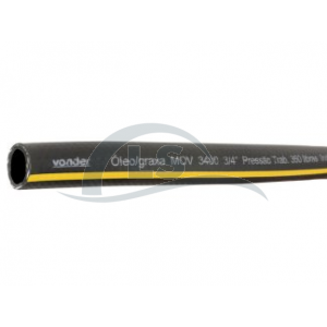 Mangueira para óleo e graxa 3/4" - 19,1 mm, PT 350 lbf/pol², PVC, 1 m, VONDER